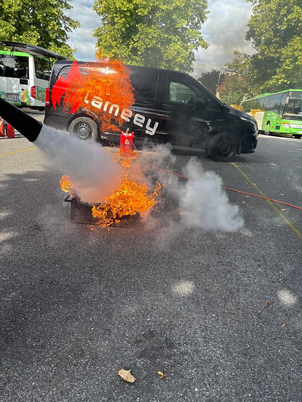 Feuerlöschertraining